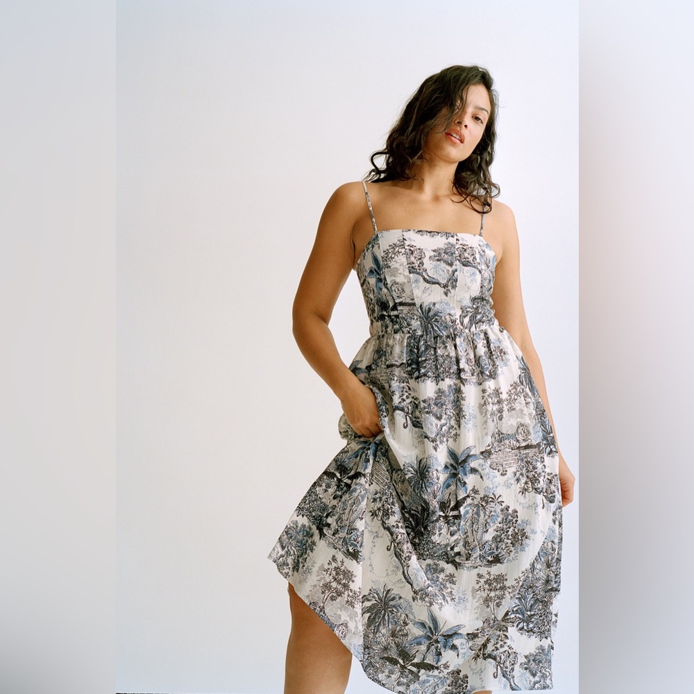 EUC Strappy midi‎ dress